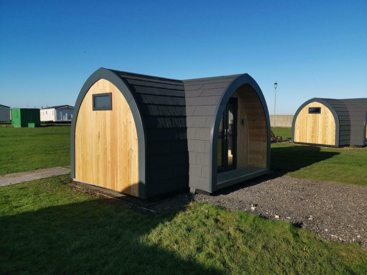 ホテル Camping Pods, Seaview Holiday Park ウィスタブル エクステリア 写真